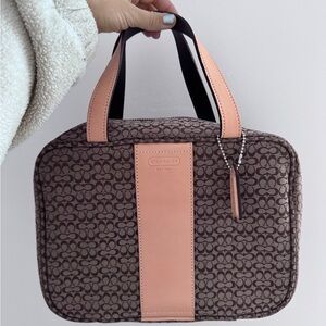 Coach travel/cosmetics bag.
